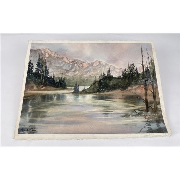Montana Watercolor Painting