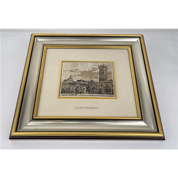 .800 Silver Plaque Italy