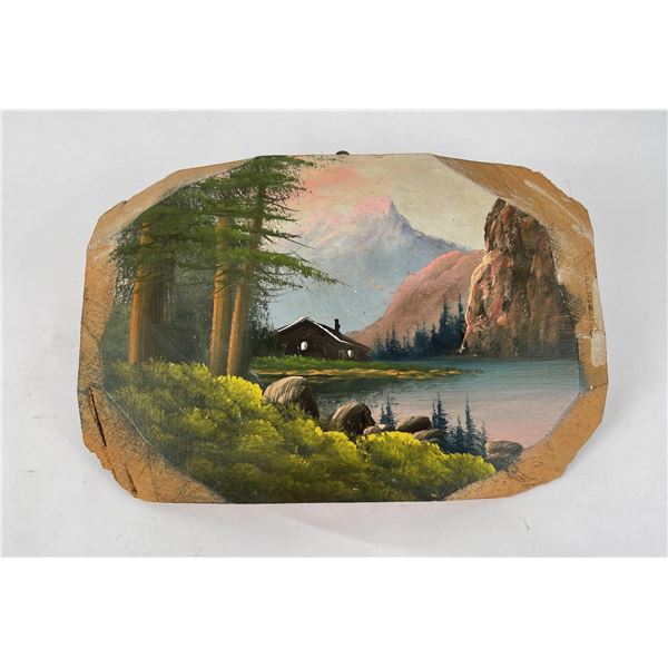 Antique Northwest Tourist Plein Air Painting