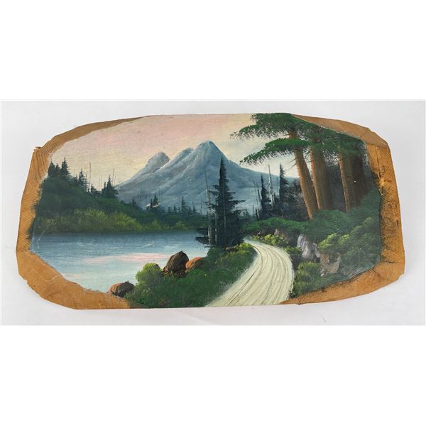 Antique Northwest Tourist Plein Air Painting