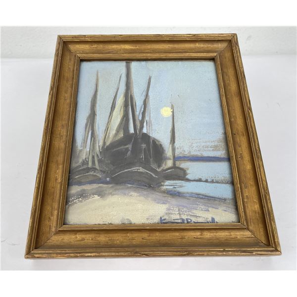 Painting of Sailboats