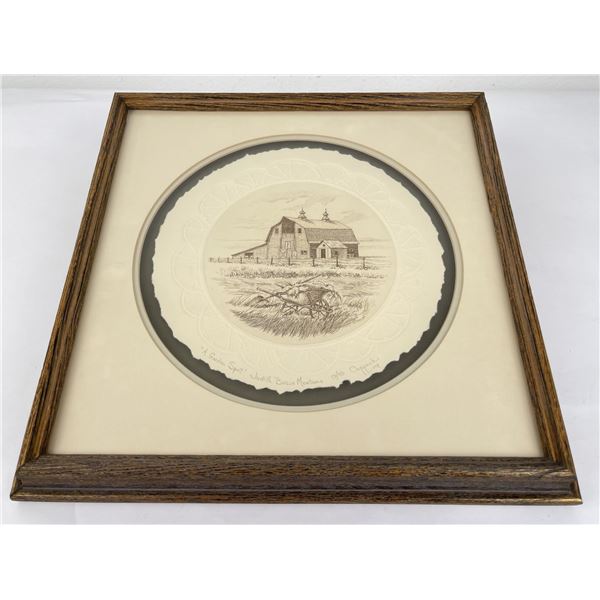 Barbara Coppock Helena Montana Engraving