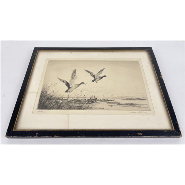 Henry Jackson Simpson Engraving Ducks