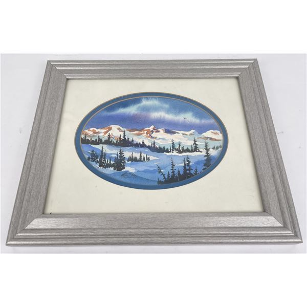 Nels Olson Montana Watercolor Painting