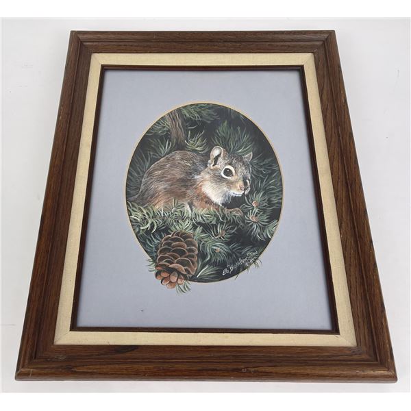 Ella Stroud Montana Chipmunk Painting