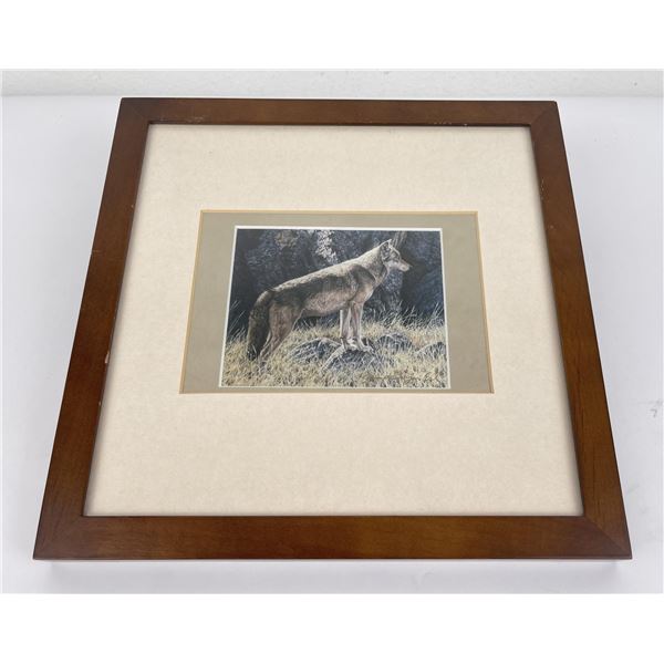 Montana Wolf Print Signed