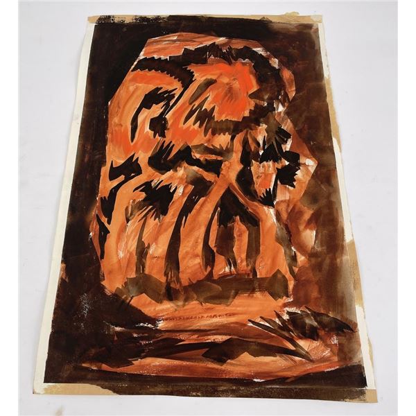 MCM Abstract Watercolor Painting