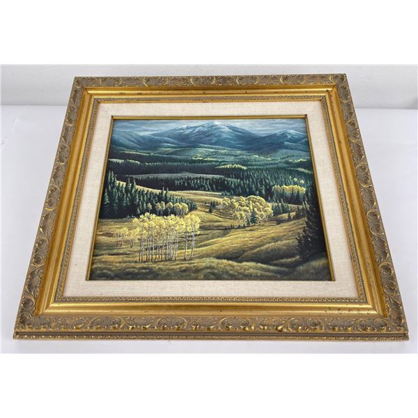 Dave Samuelson Oil on Board Montana Painting