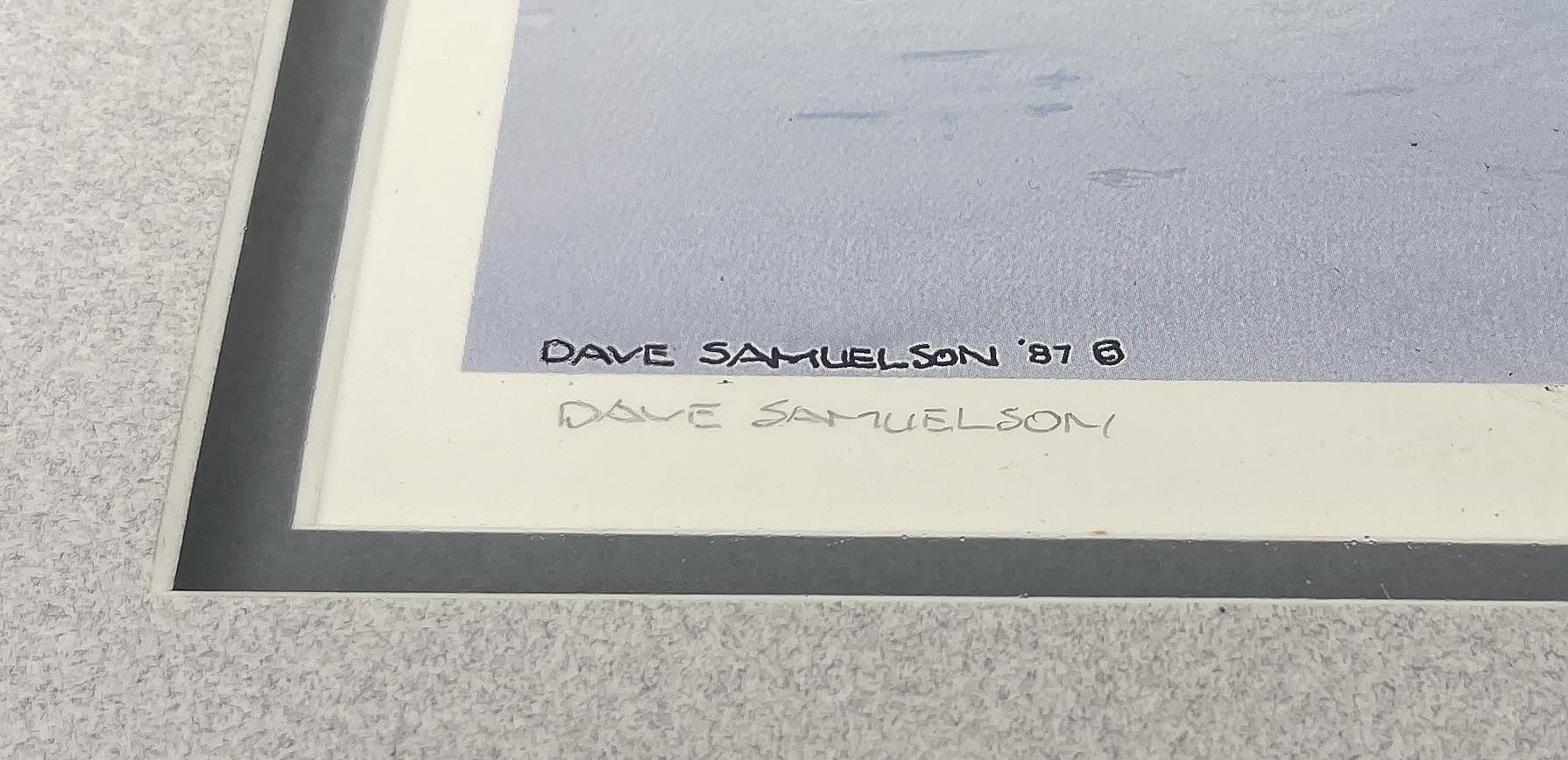 Dave Samuelson Signed Numbered Print Montana