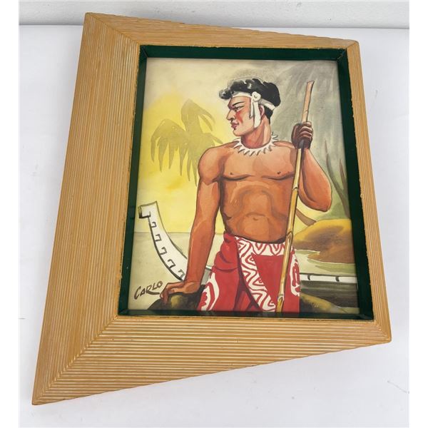Carlo of Hollywood Polynesian Painting
