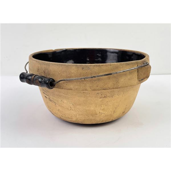 Antique Stoneware Cooking Pot