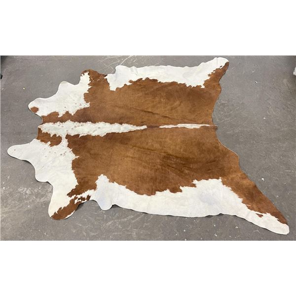 Tanned Brindle Steerhide Steer Bull Cow Rug
