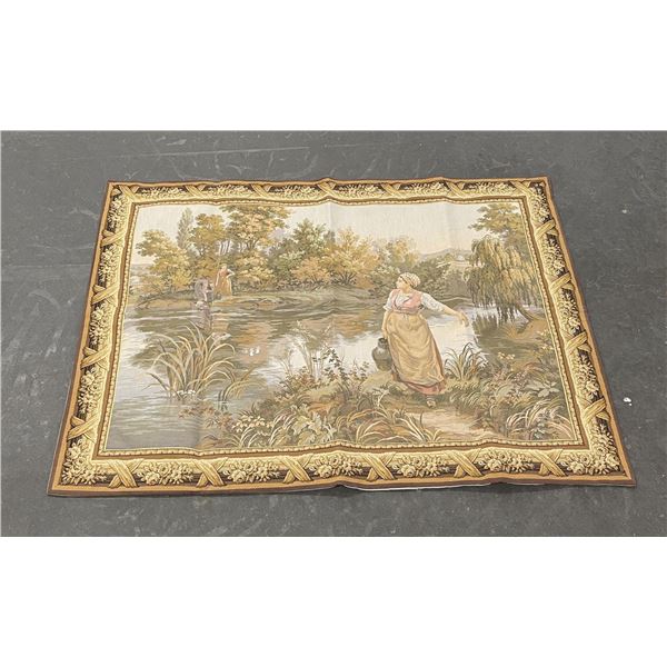 European Hooked Tapestry