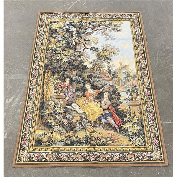 European Hooked Tapestry