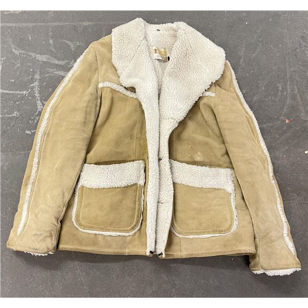 Marlboro Shawl Collar Sheepskin Shearling Jacket