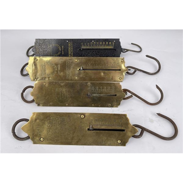 Lot of 4 Antique Spring Balance Scales