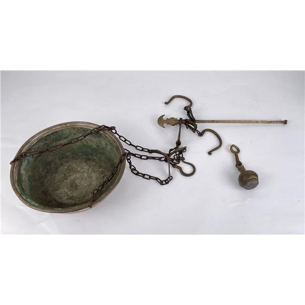 Antique Bronze Pharmacy Apothecary Scale