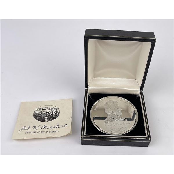 James Marshall 1810-1885 California Medal