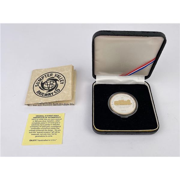 Sumpter Valley Railroad Restoration Silver Round