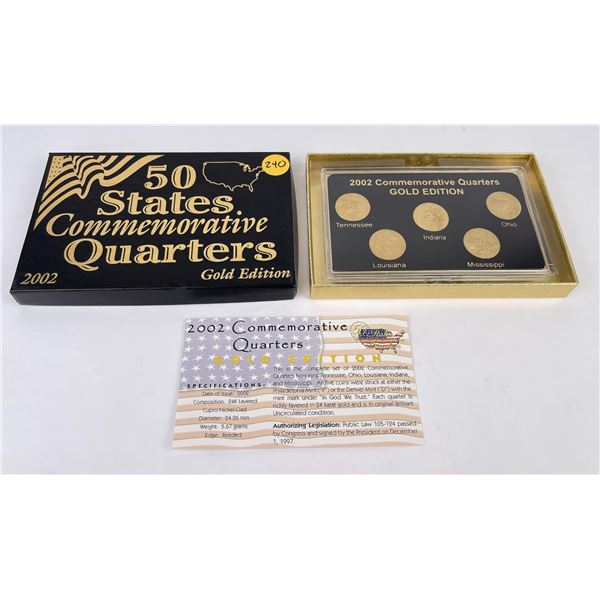 2003 Commemorative Quarters Gold Edition