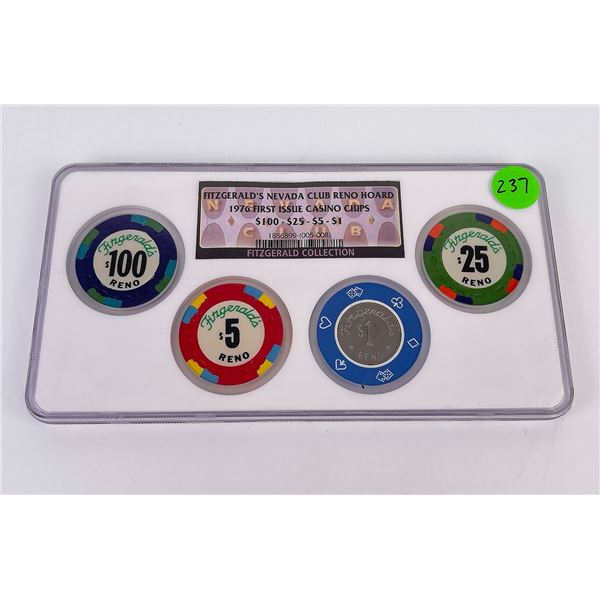 Fitzgerald's Nevada Club Reno Hoard NGC Chips