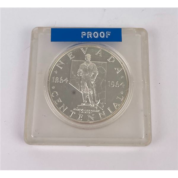 1864-1964 Nevada Centennial Coin Proof