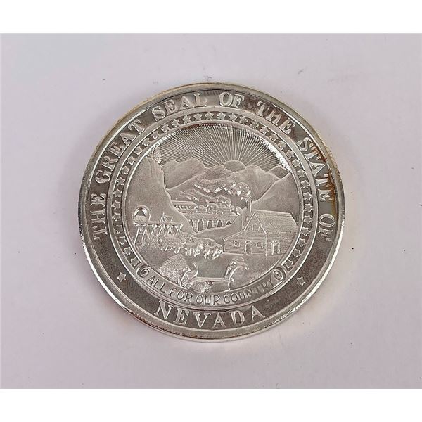 1864-1988 Nevada's Heritage Silver Round