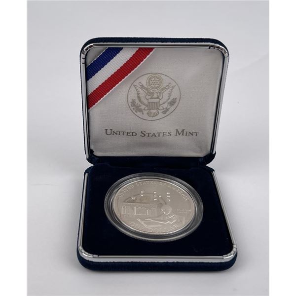 2009 Louis Braille Silver Dollar Proof