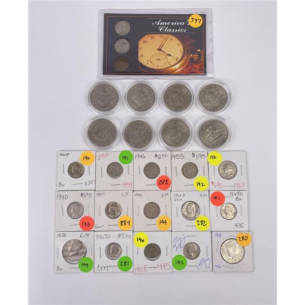 Large Group of United States Coins