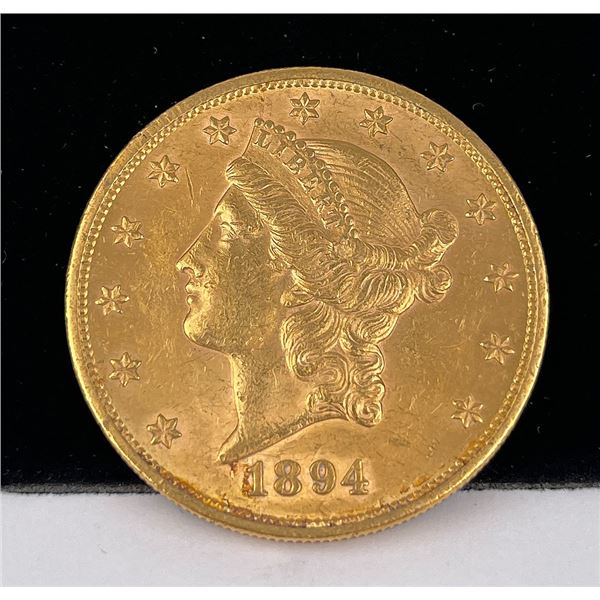 1894 $20 US Liberty Head Gold Coin