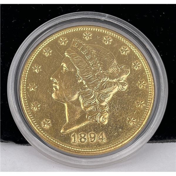 1894 $20 US Liberty Head Gold Coin