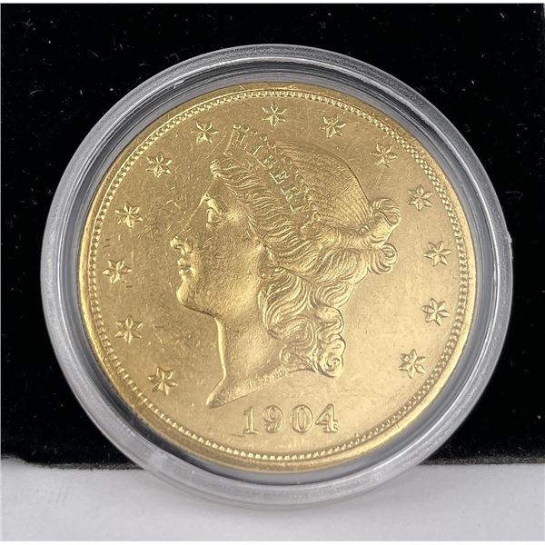 1904 $20 US Liberty Head Gold Coin