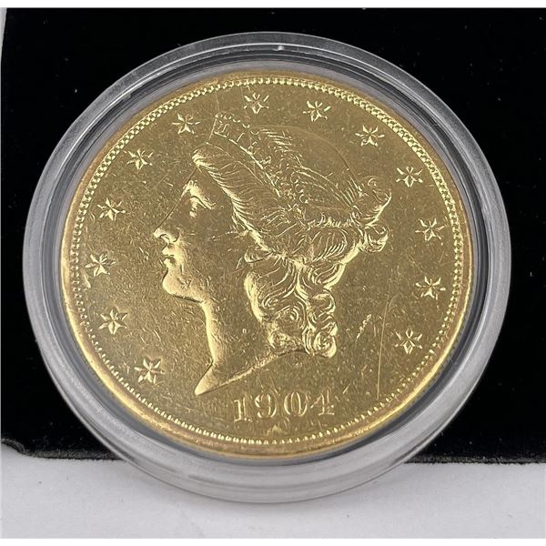 1904 $20 US Liberty Head Gold Coin