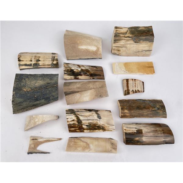 Fossil Mammoth Tusk Knife Handle Scales