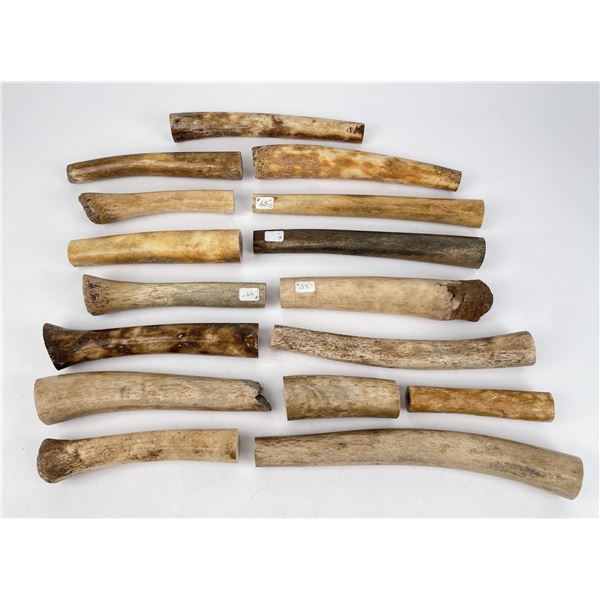 Lot of Fossil Walrus Oosik Knife Handle Material