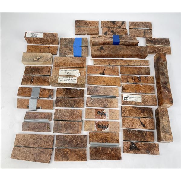 Lot of Wood Knife Scales Handle Material