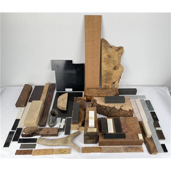 Lot of Wood Knife Scales Handle Material