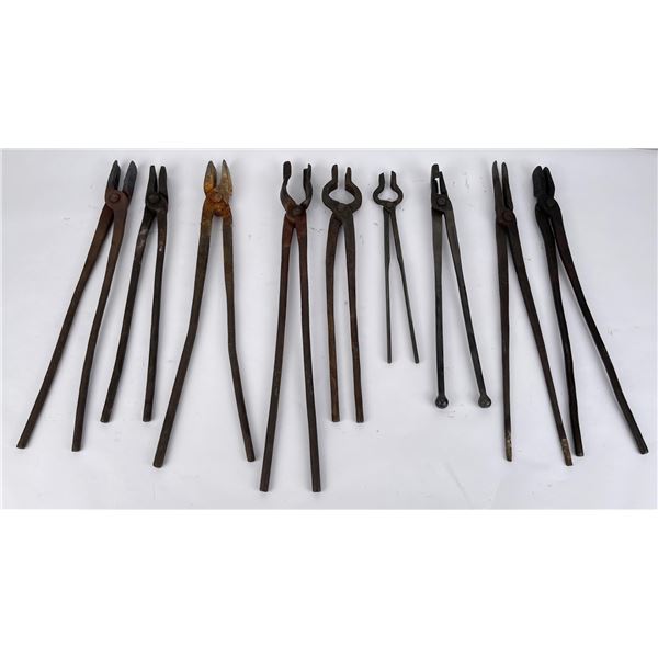 Group of Blacksmith Forge Tools