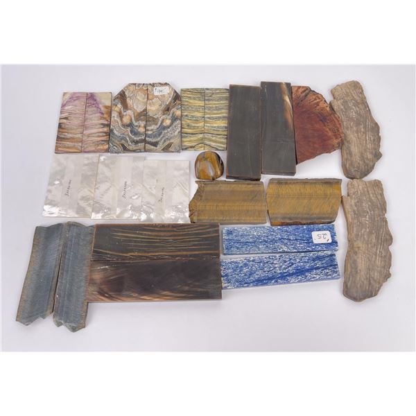 Lot of Knife Scales Handle Material Mammoth