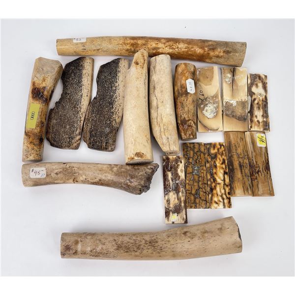 Fossil Mammoth Tusk Knife Handle Scales