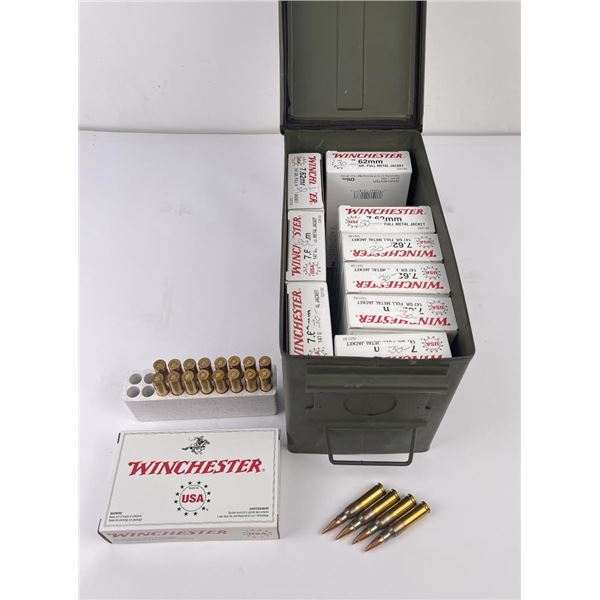 198 Rounds of Winchester 7.62mm Ammo