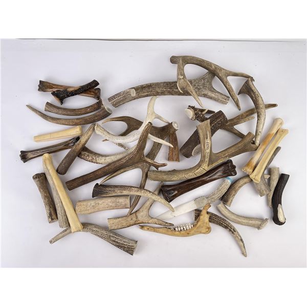 Group of Stag and Antler Knife Scale Material