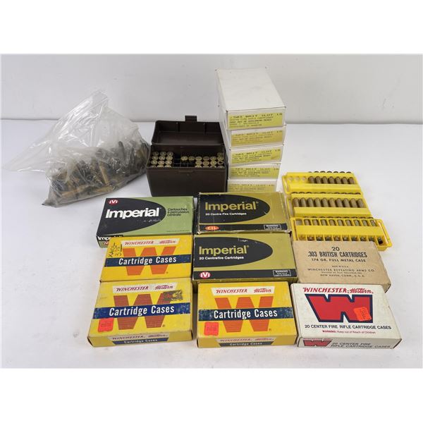 Large Lot of .303 Rifle Brass