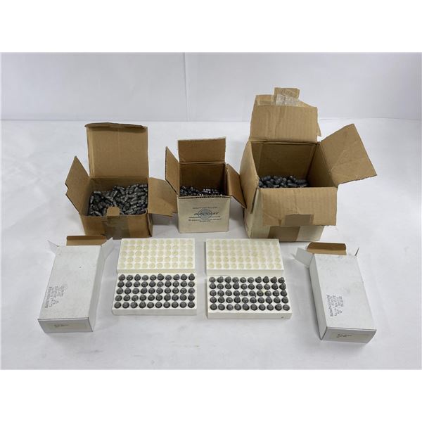 Lot of .38 Cal Lead Rifle Bullets