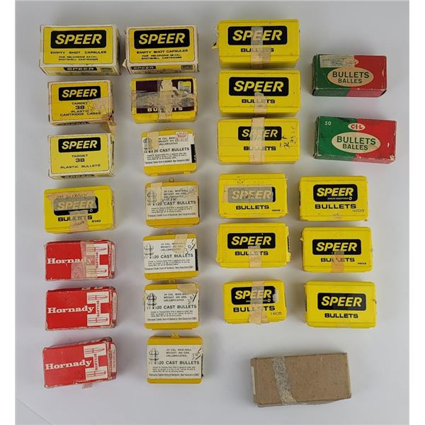 Large Group of Assorted Reloading Bullets