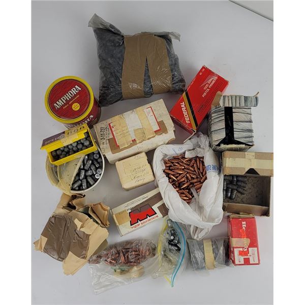 Large Group of Assorted Reloading Bullets