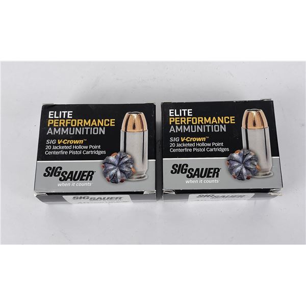 40 Rounds .40 S&W Sig Sauer