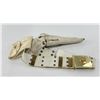Image 2 : Vietnam USMC White Pistol Belt Set