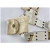 Image 4 : Vietnam USMC White Pistol Belt Set