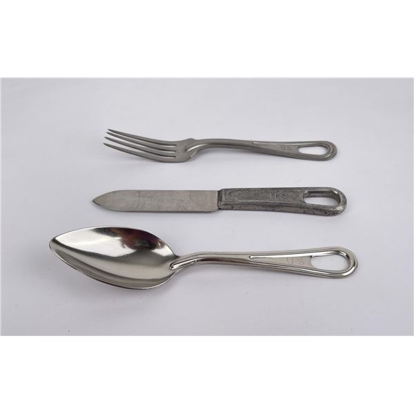 WW2 US Army Mess Kit Utensils